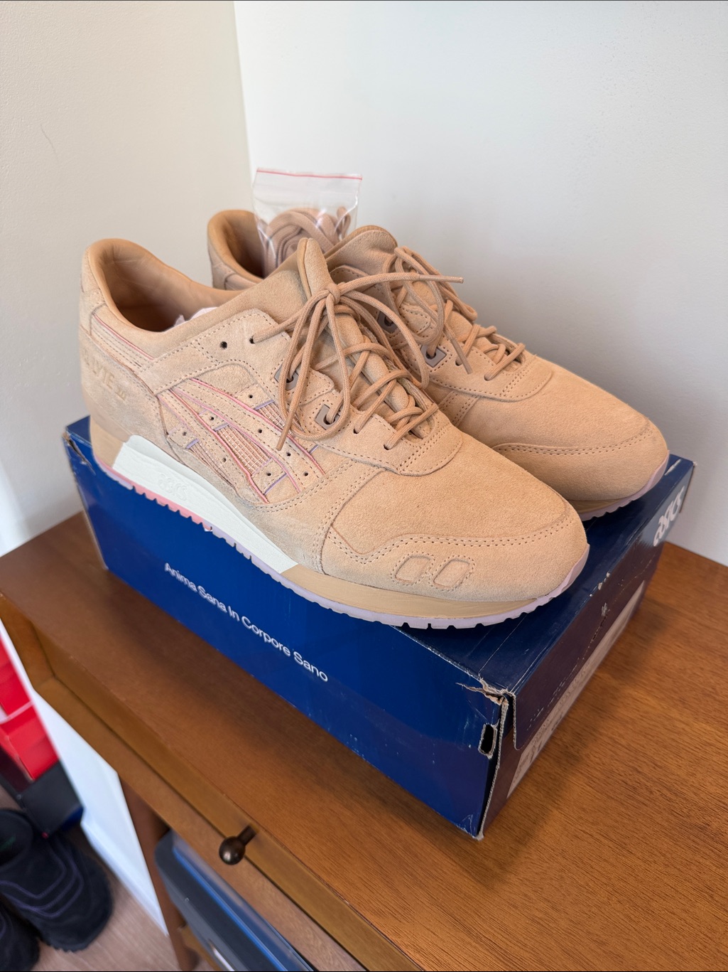 Clot X Asics Gel-Lyte Iii Men’s Suede Runner In Beige/Tan
